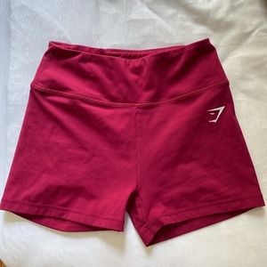 Beet colored gymshark dreamy shorts